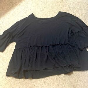 Dillards black blouse size small